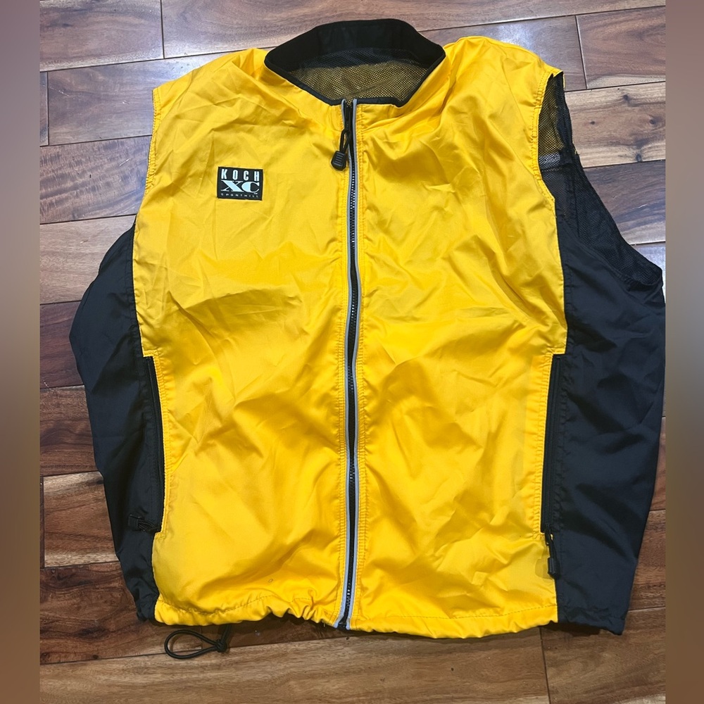 Vintage Sporthill Koch XC Yellow and Black Running Vest